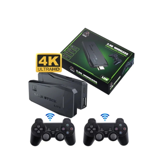 Consola De Minijuegos Portatil M8 4K Para TV 32GB Con Juegos Integrados