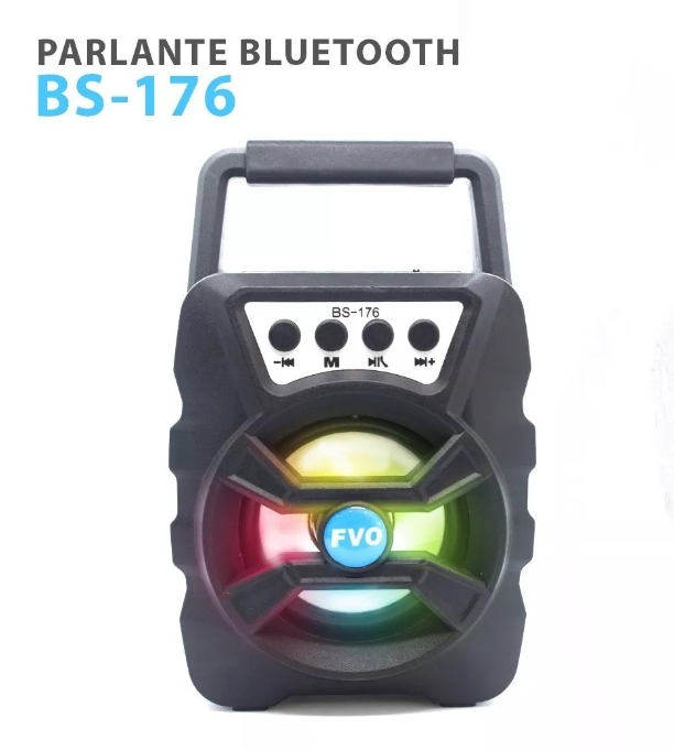 Parlante Bluetooth Bs-176 Portátil 