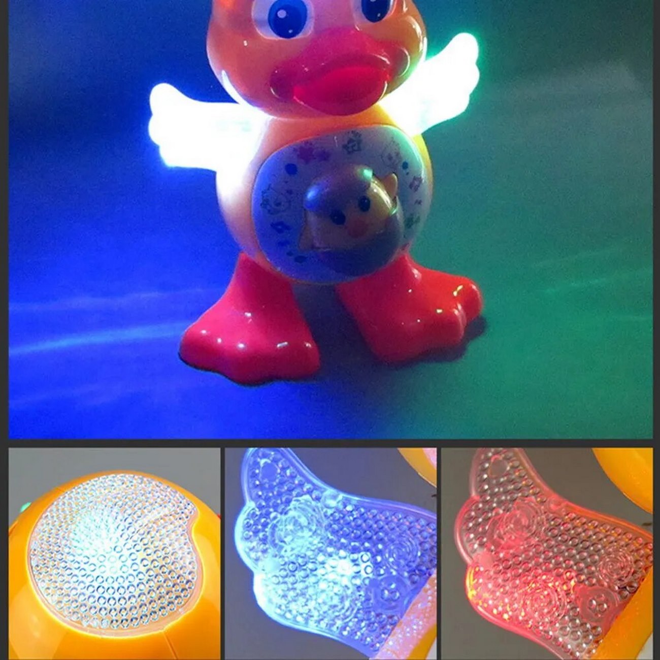  Robot Pato Musical Luces Interactivo Juguete Niños+ Bateria