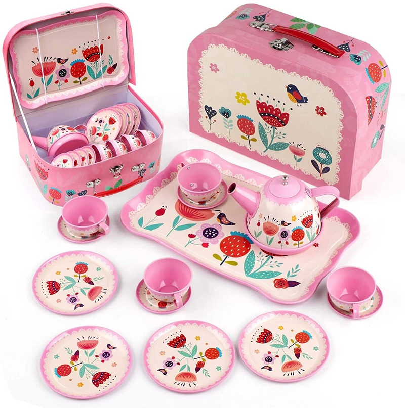 Juego Set Vajilla Para Té De Niñas 15 Piezas