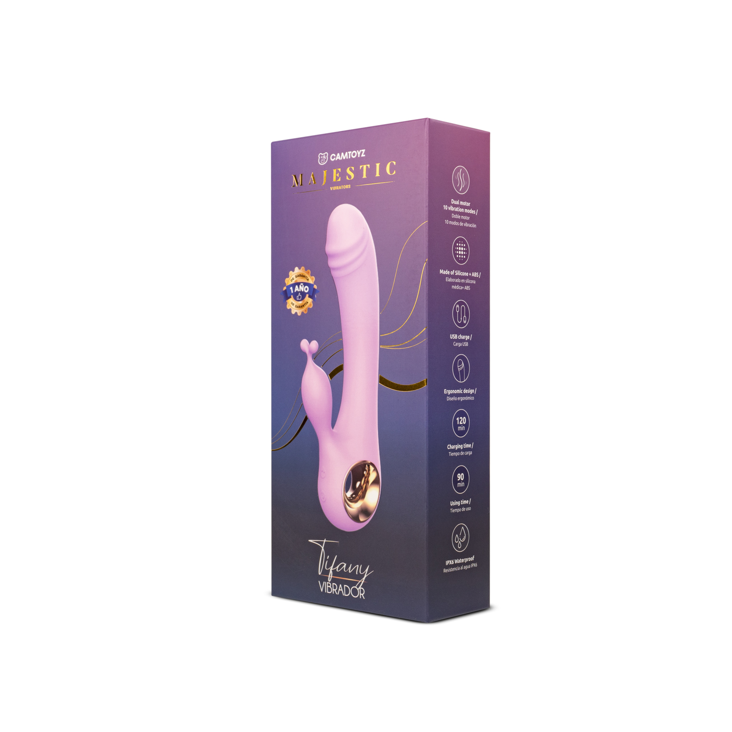 Vibrador Doble Tifany Lila