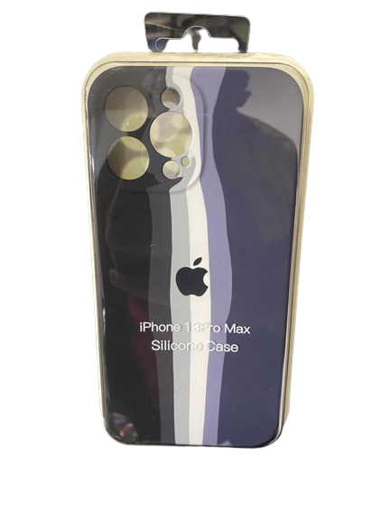 Estuche Celular iPhone 13 Pro Max Arcoiris Silicone Case