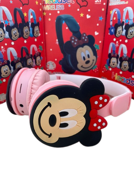 Audifono Tipo Diadema Bluetooth Mickey y Minnie
