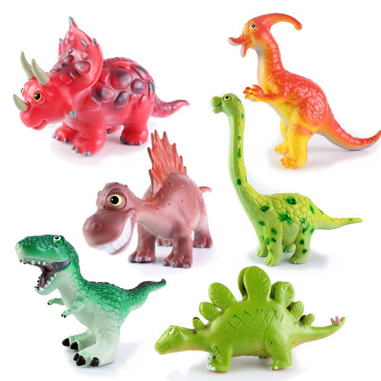 Figura Dinosaurios Jurassic Park X 6 Unidades Coleccionable