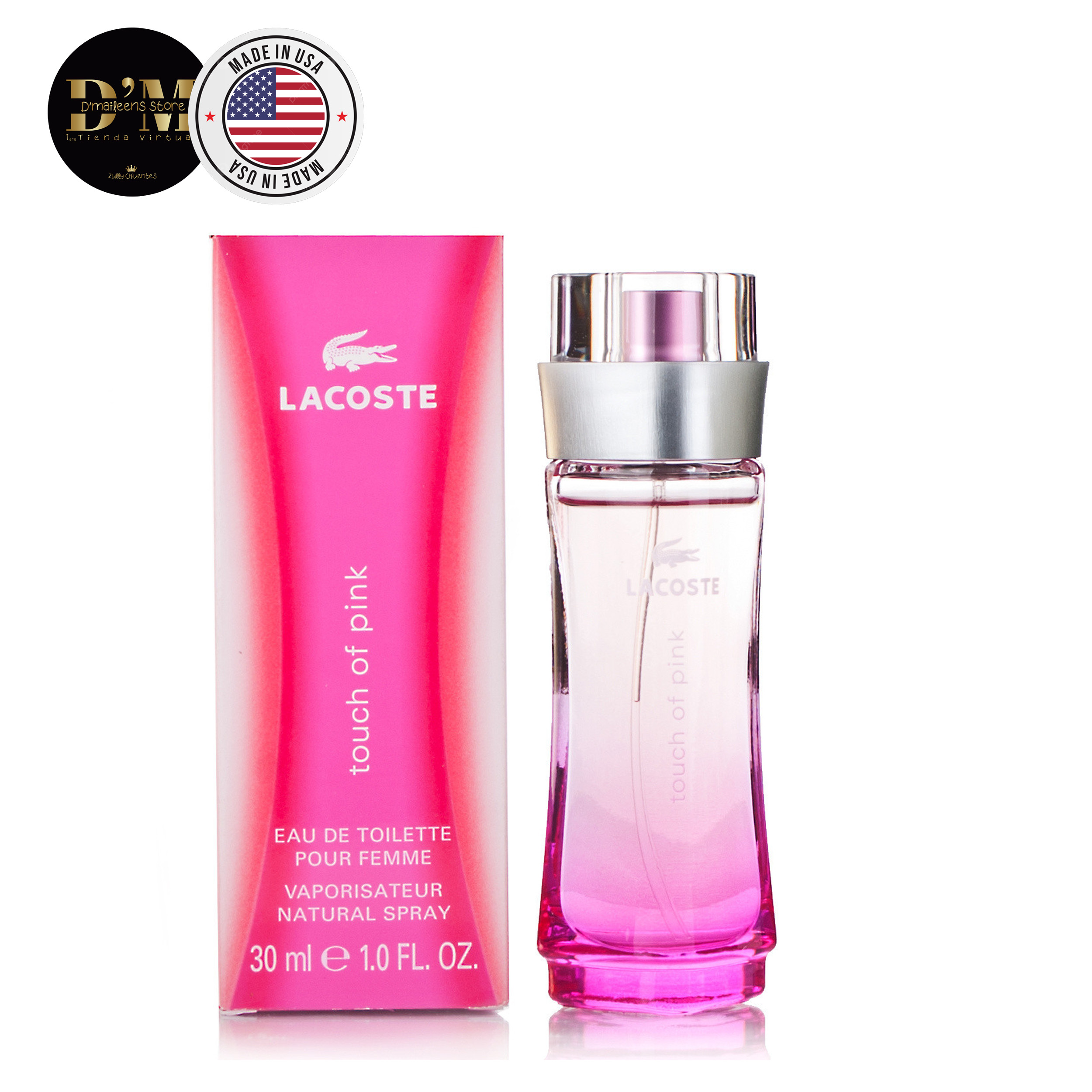 Perfume Touch Of Pink Lacoste Fragrances   (Replica Con Fragancia Importada)- Mujer